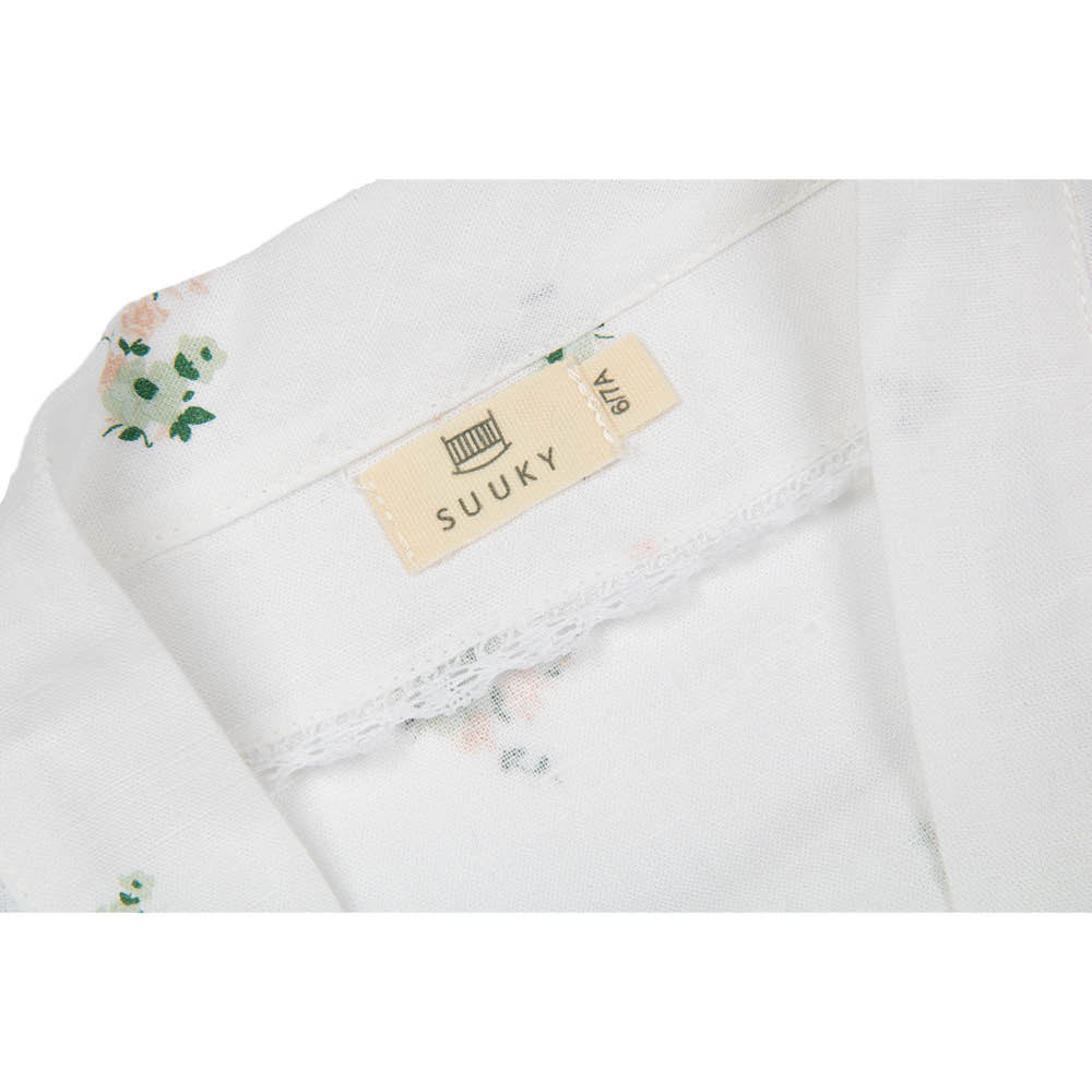 Botanical Flower Print | Girl's Kimono - Jackets & Kimonos Suuky Porto