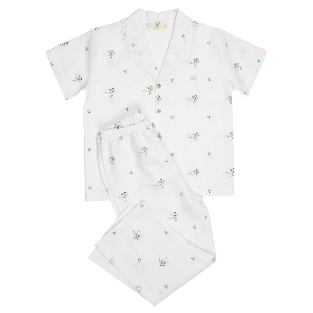 Botanical Flower Print | Girl's Set - Sets Suuky Porto