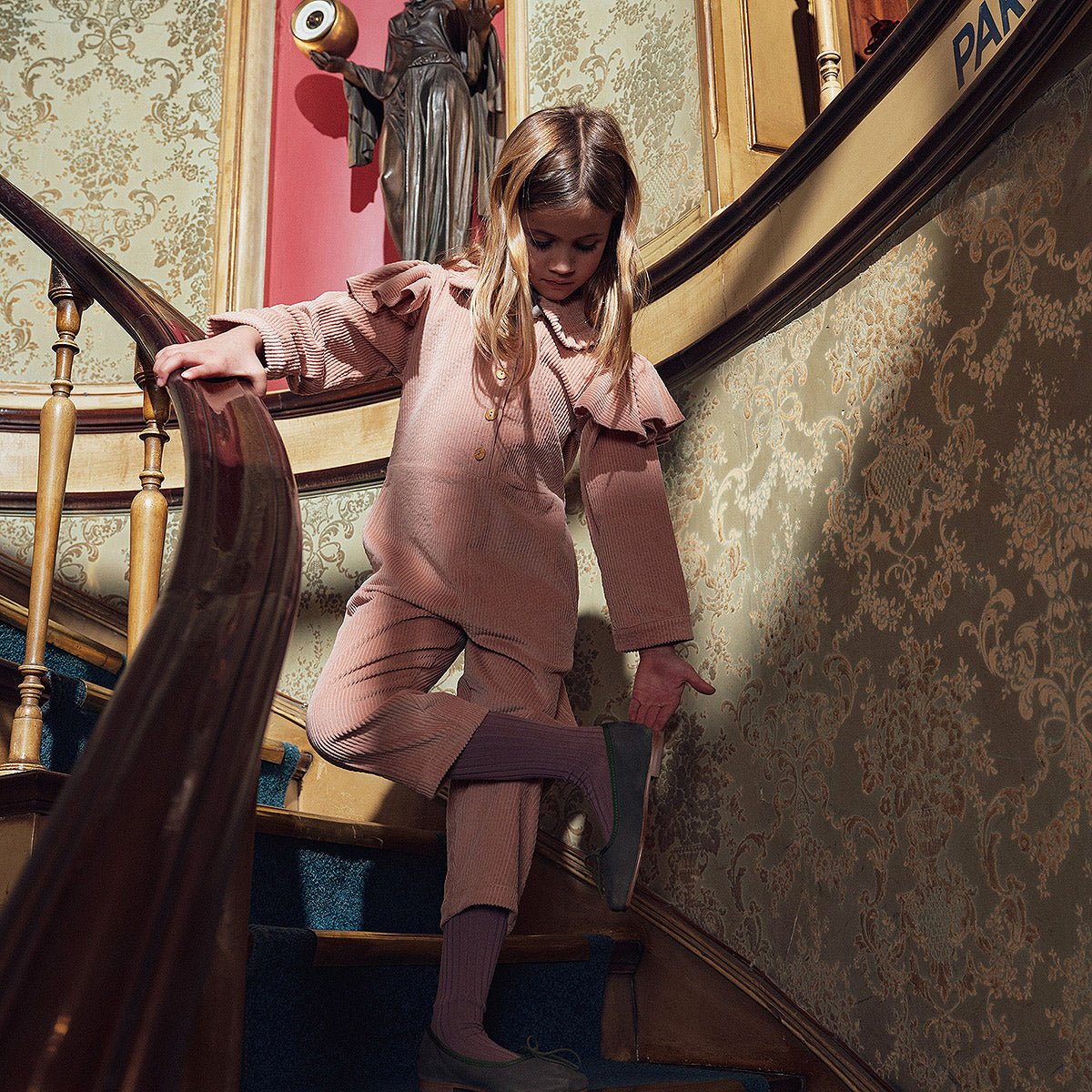 Corduroy Powder Pink Jumpsuit - Dresses & Jumpsuits Suuky Porto