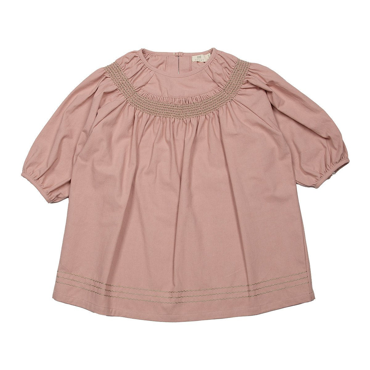 Deluxe Woven Rose Tan Embroidered Baby Dress Set - Sets Suuky Porto