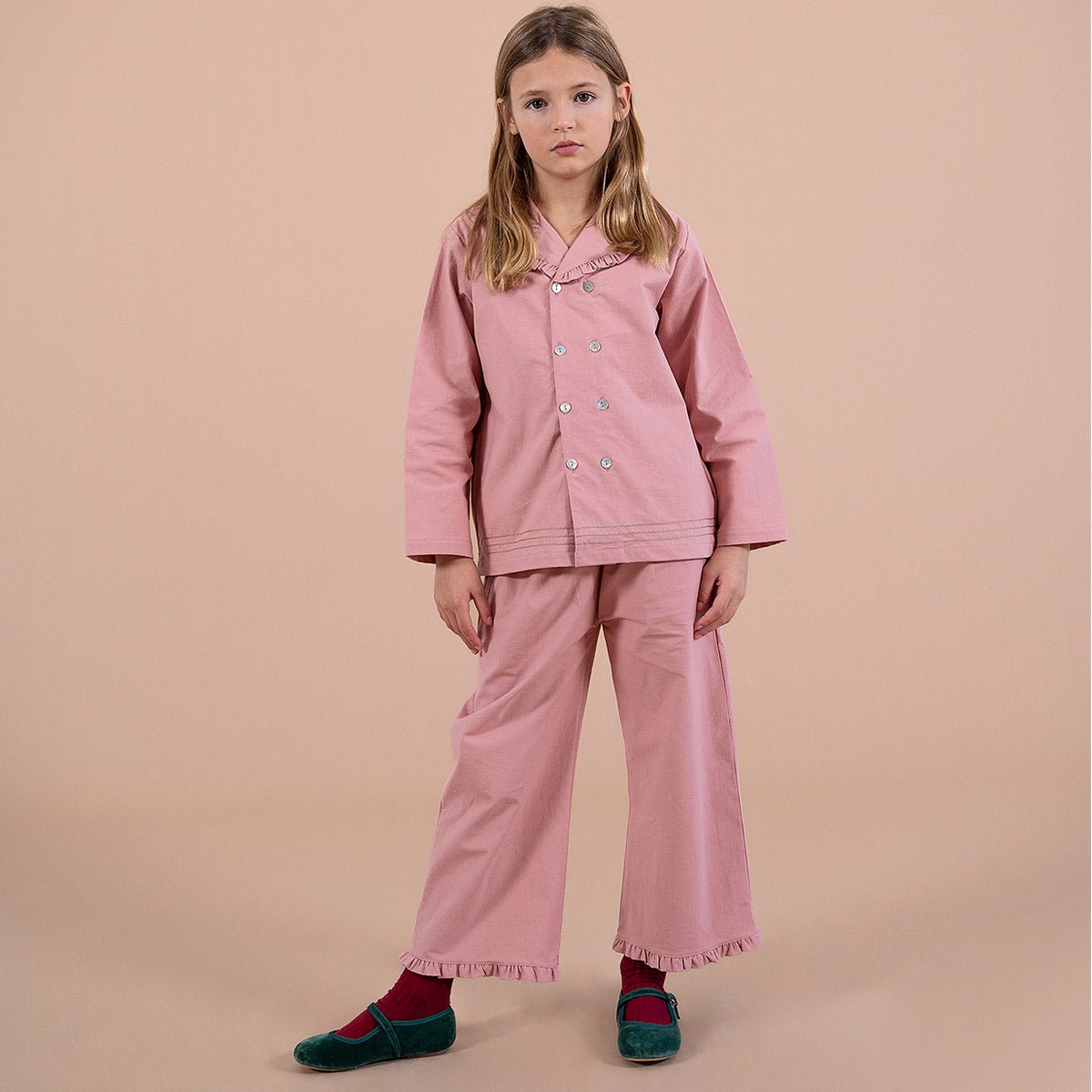 Deluxe Woven Rose Tan Pants - Bottoms Suuky Porto