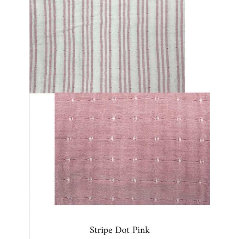 Double Face Striped-Dot Duvet Cover - Duvet Covers Suuky Porto