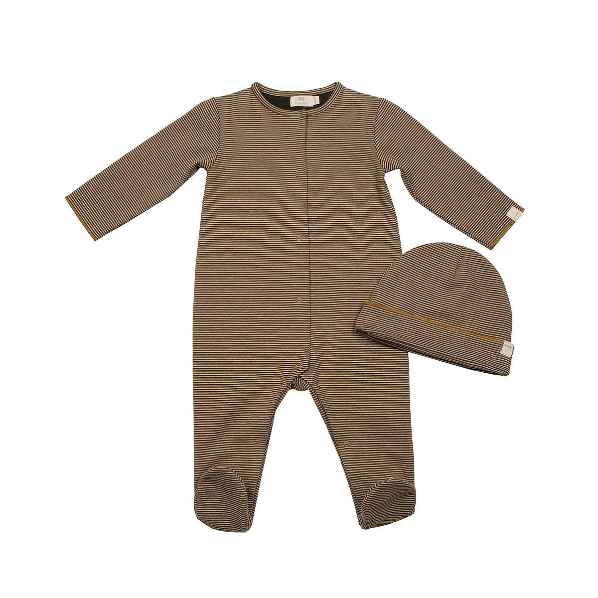 Double Face Stripes Onesie - Overalls Suuky Porto