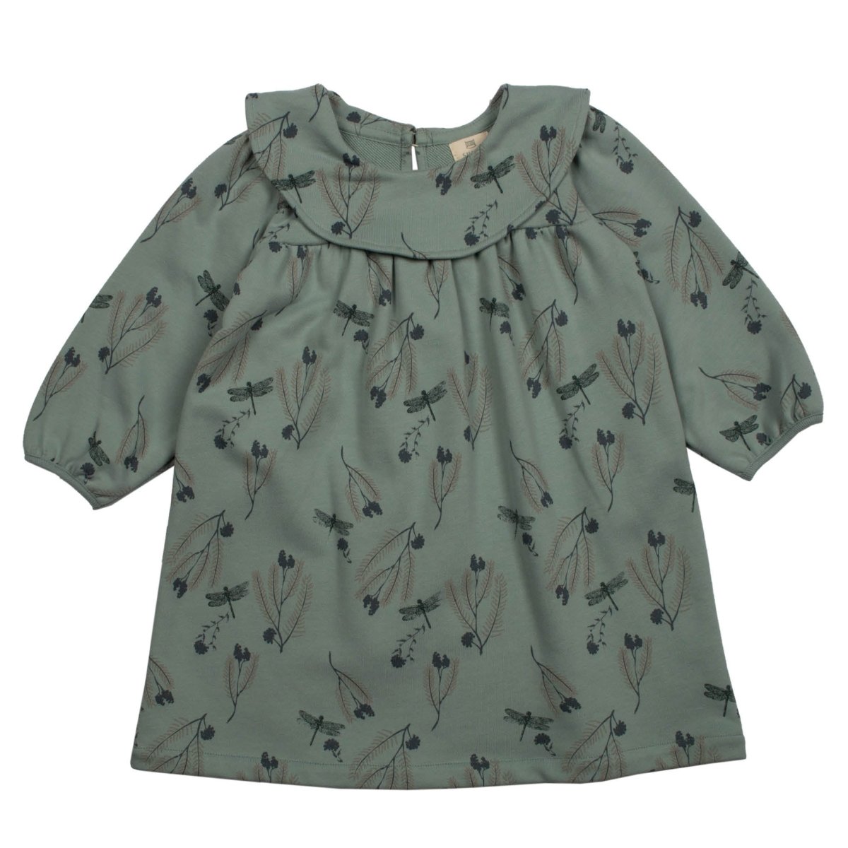 Fleece Relaxed Flower Baby Dress - Suuky Porto