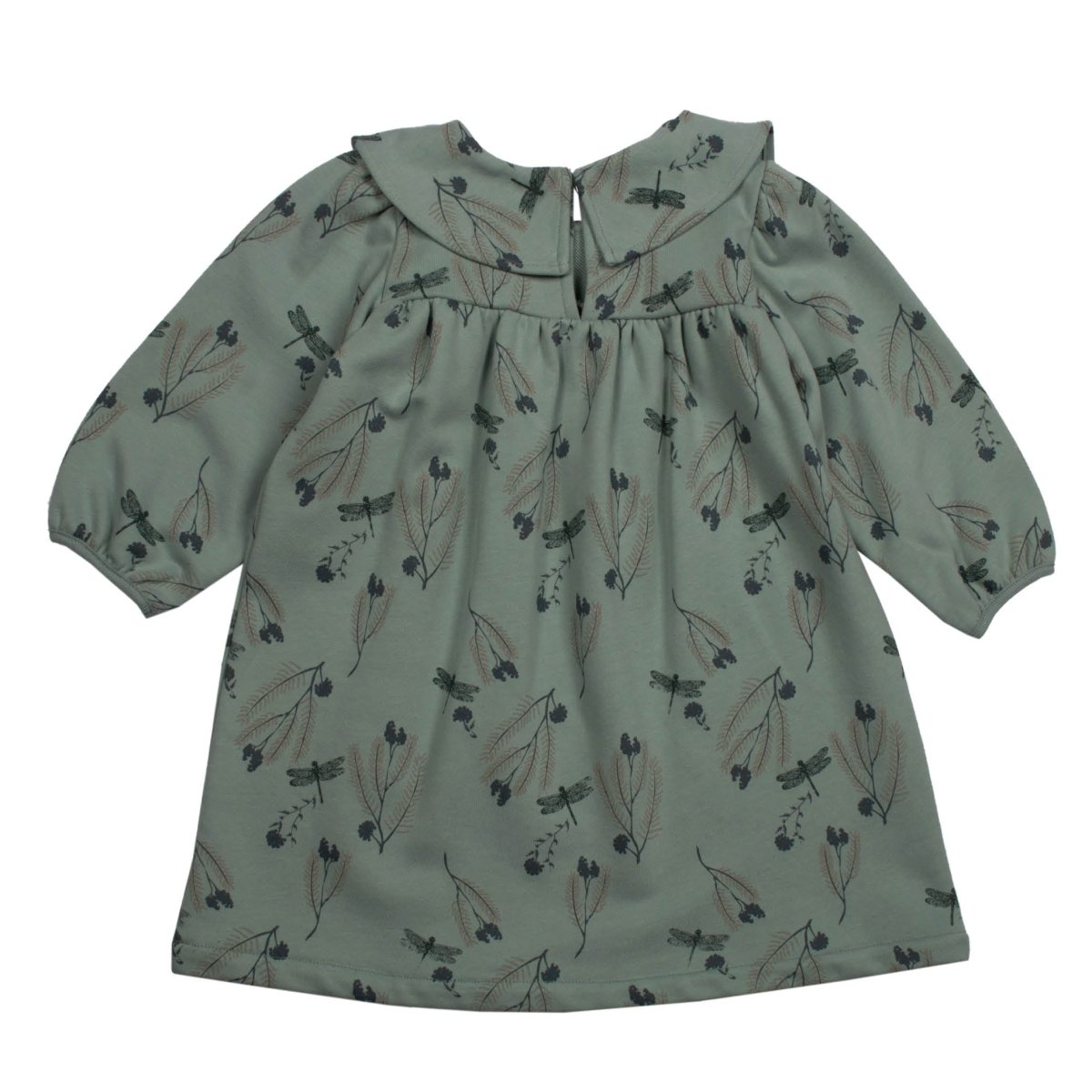 Fleece Relaxed Flower Baby Dress - Suuky Porto