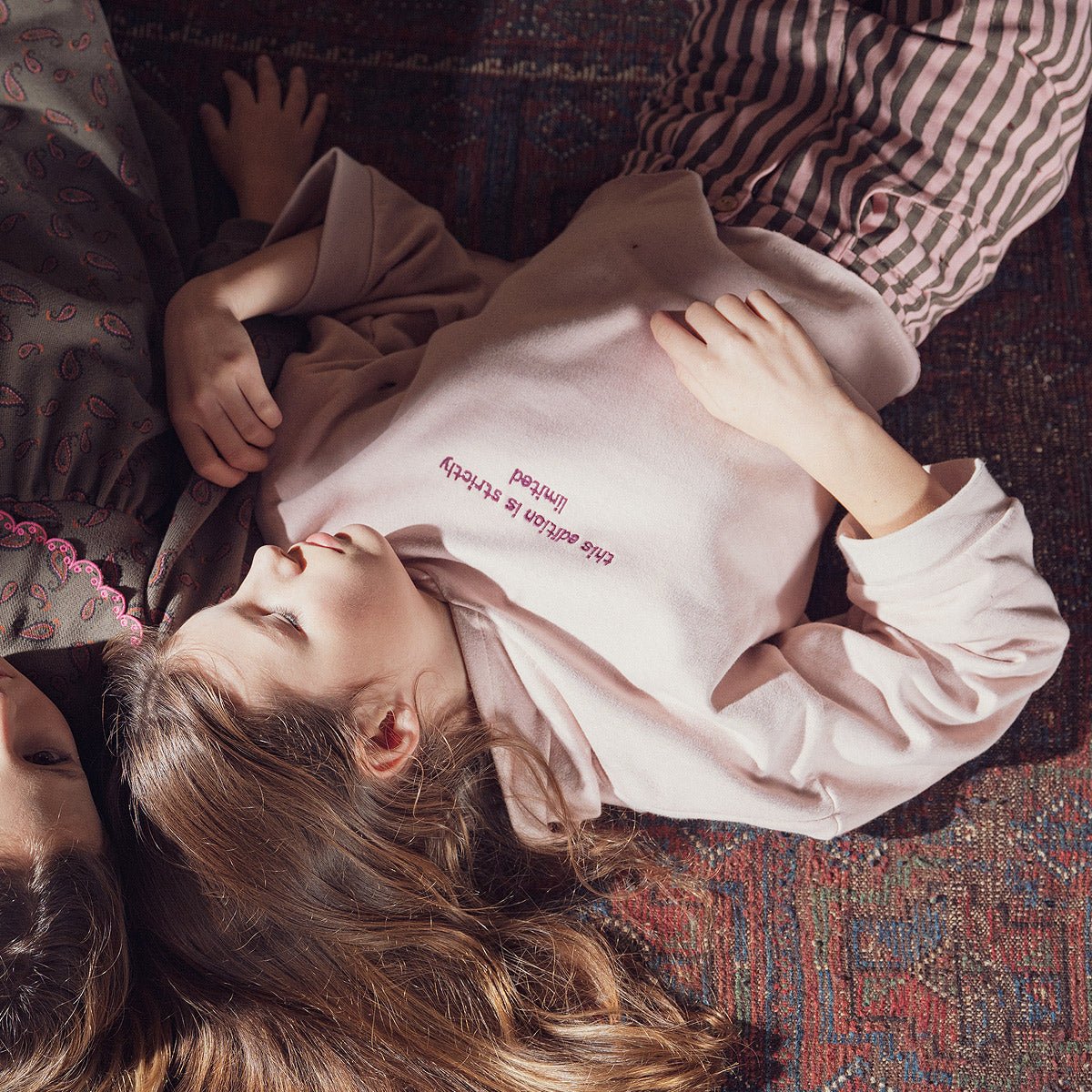 Interlock Oversized Powder Pink Hoodie Sweat - Tops Suuky Porto