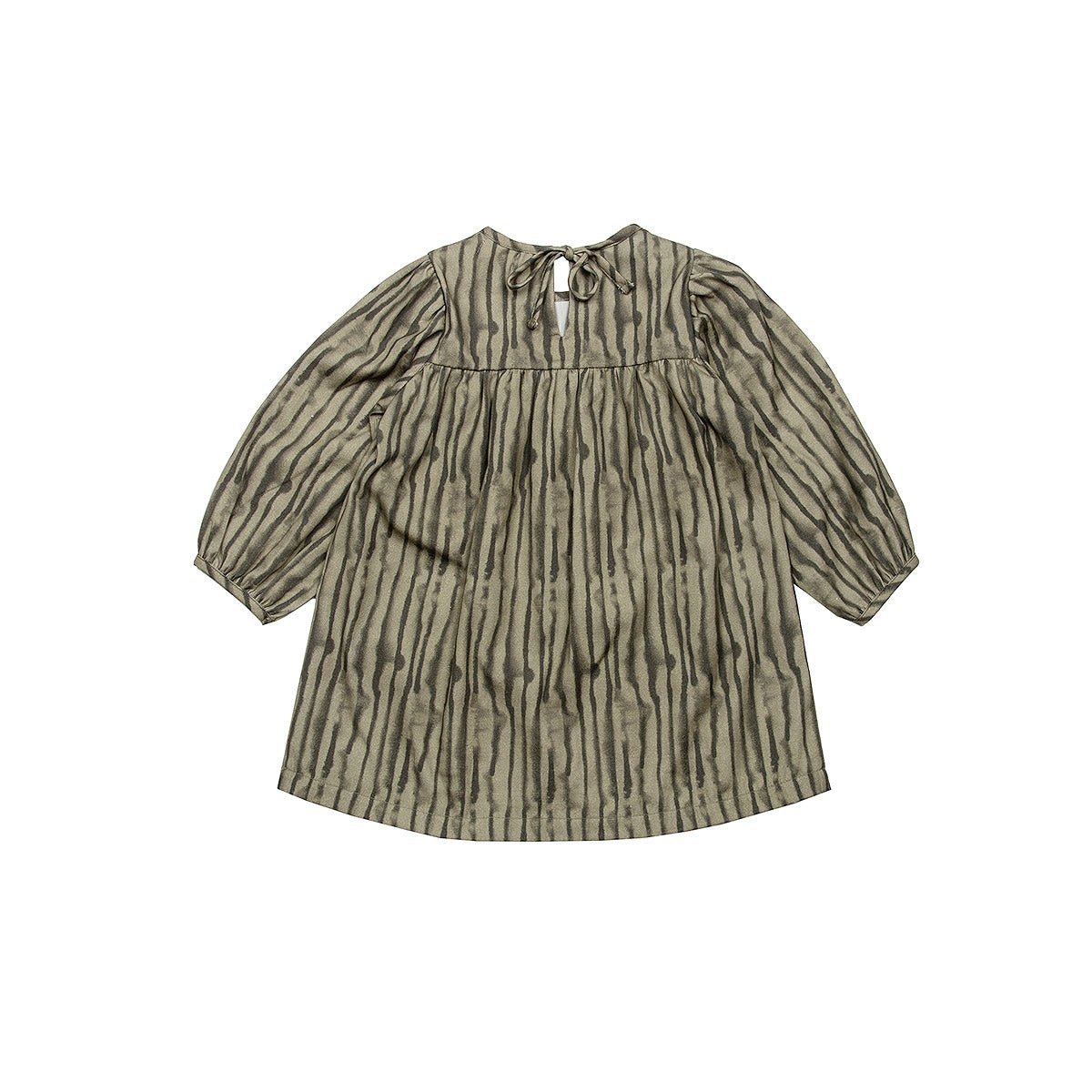 Irregular Stripes Silver Sage Baby Dress - Dresses & Jumpsuits Suuky Porto