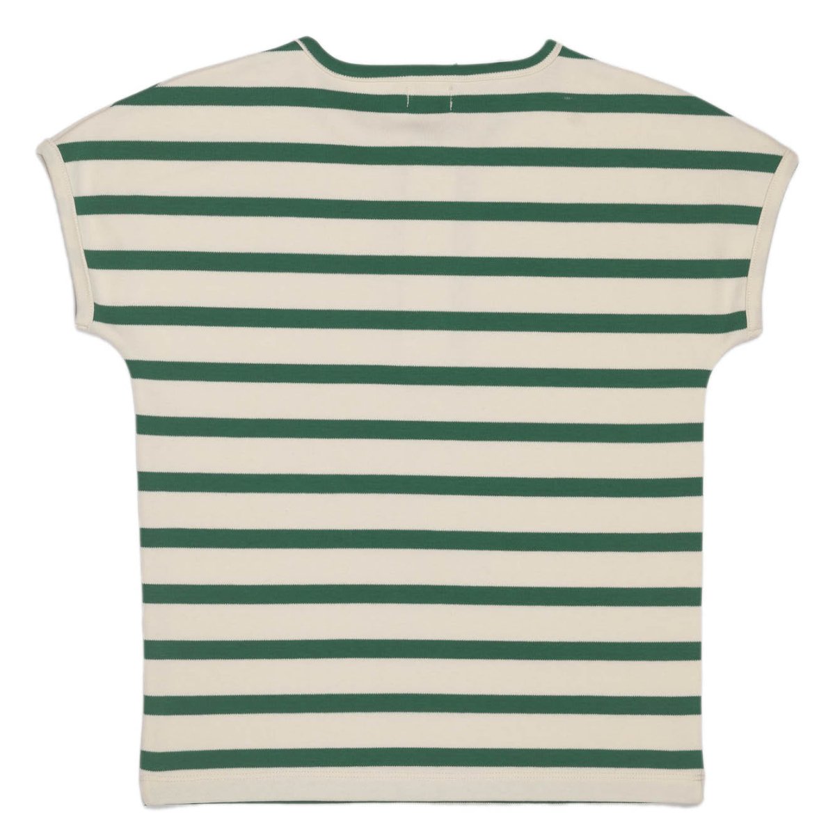Ivory & Moss Stripe | Kid's Short Sleeve Set - Sets Suuky Porto