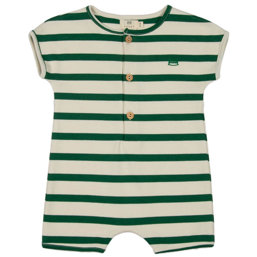 Ivory & Moss Stripe | Romper - Rompers Suuky Porto