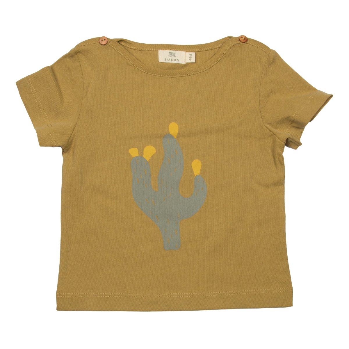 Jersey "CACTUS" Printed Baby Tee - Suuky Porto