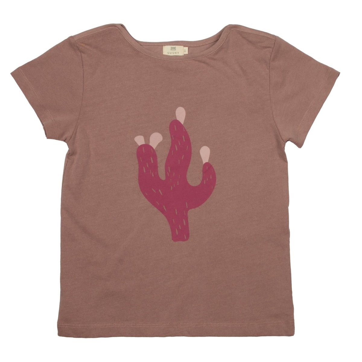 Jersey "CACTUS" Printed Washed Tee - Suuky Porto