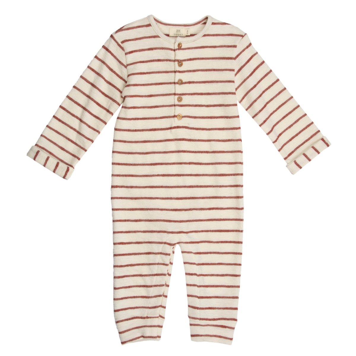 Jersey Flamé Stripes | Baby All-in-One - Overalls Suuky Porto