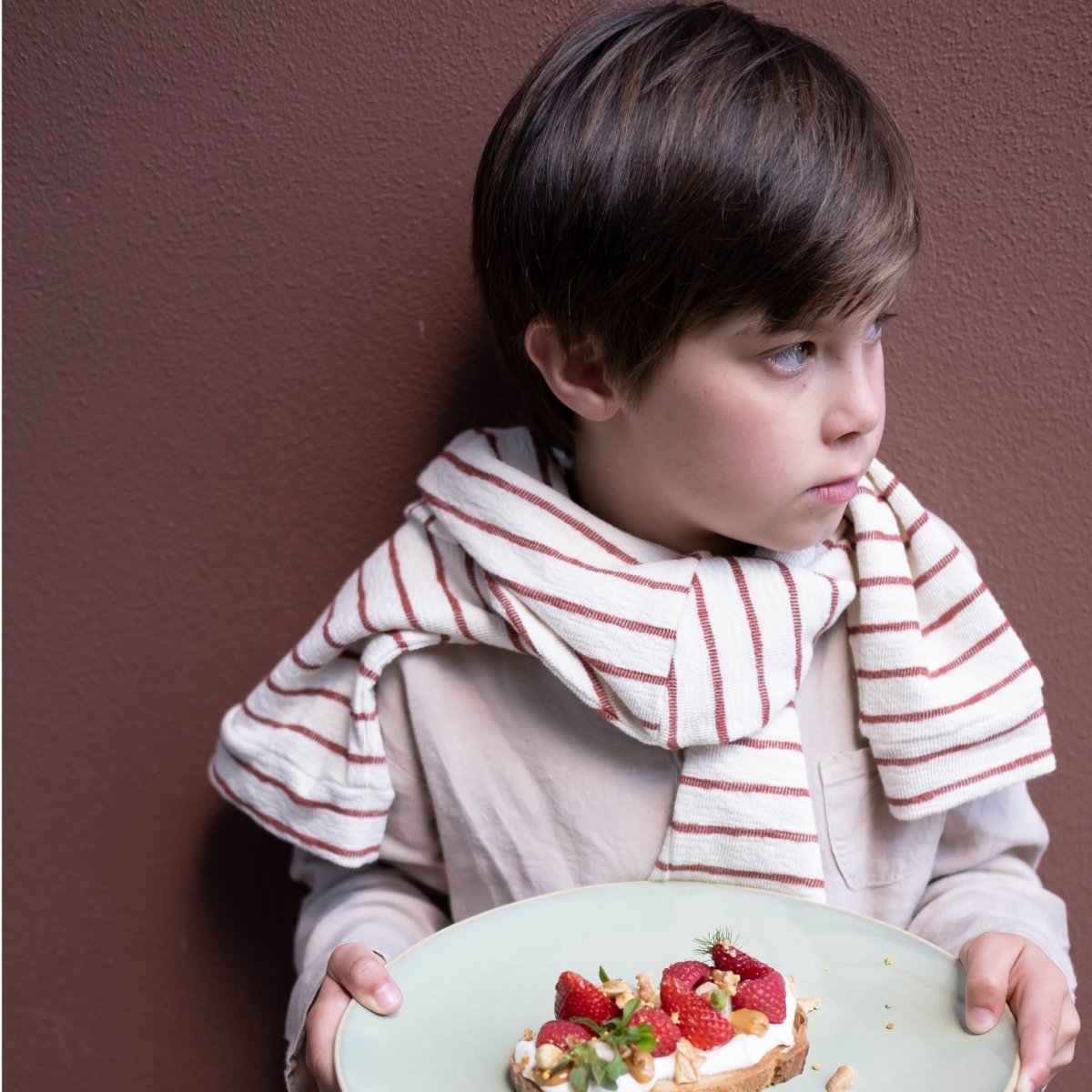 Jersey Flamé Stripes | Kid's Sweatshirt - Tops Suuky Porto
