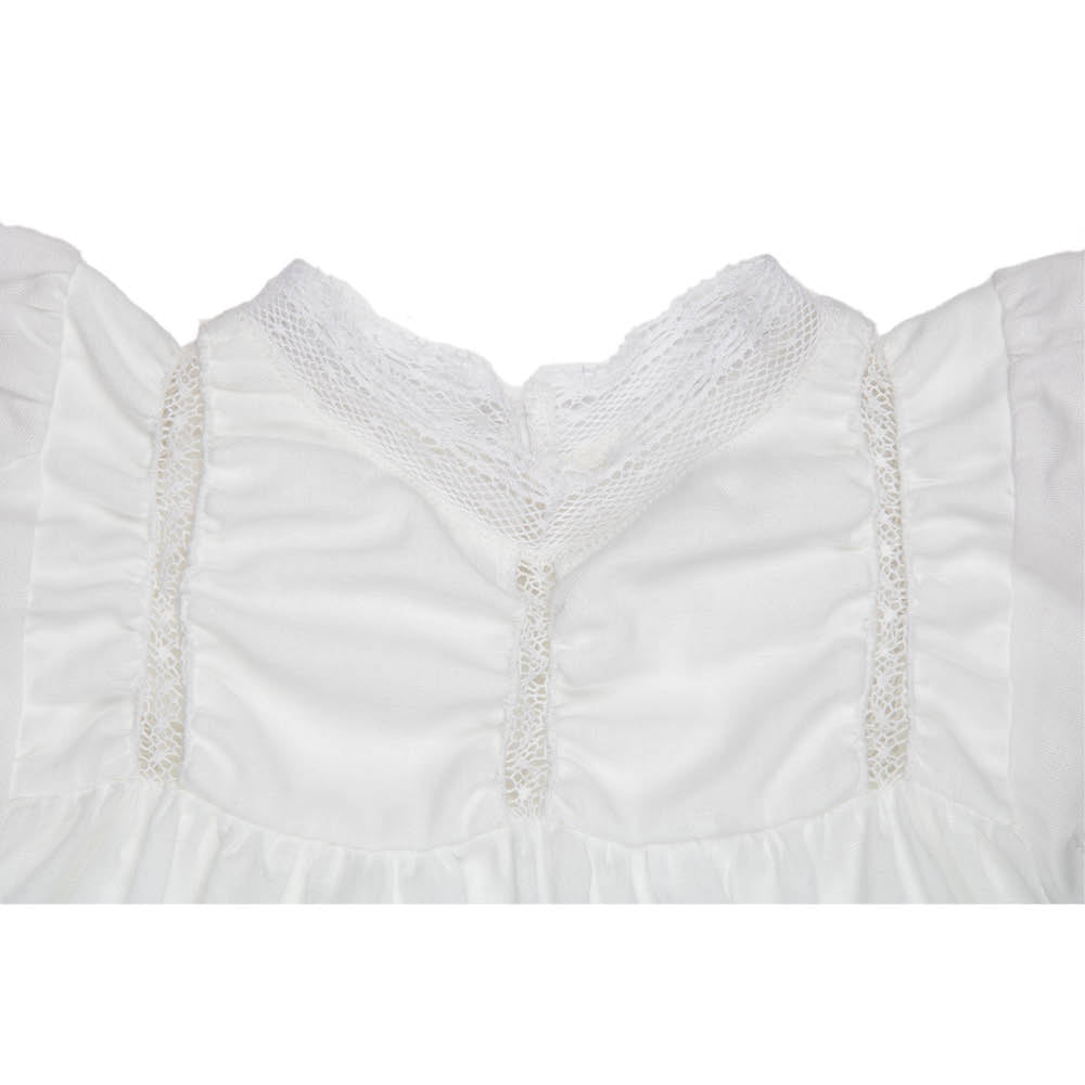 Lace Linen | Baby Dress Dove - Dresses & Jumpsuits Suuky Porto