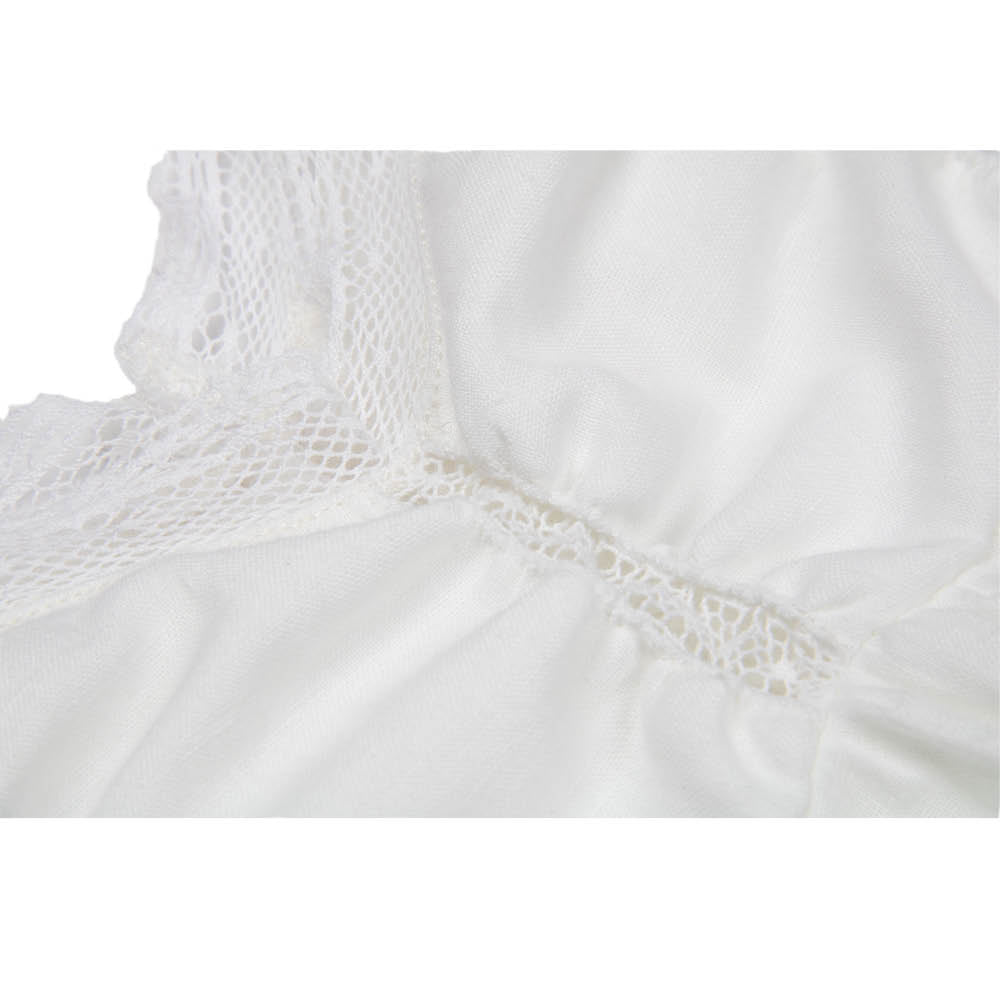 Lace Linen | Baby Dress Dove - Dresses & Jumpsuits Suuky Porto