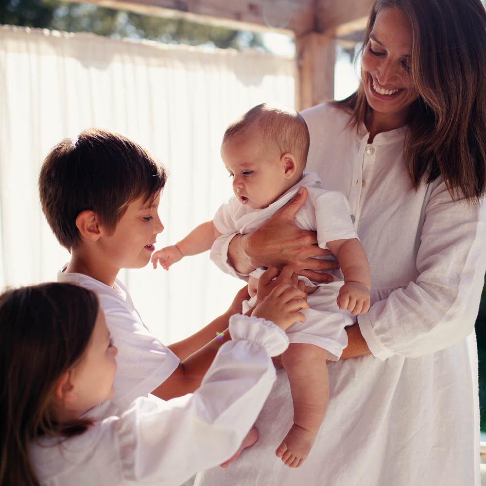 Lace Linen | Baby Set Dove - Sets Suuky Porto