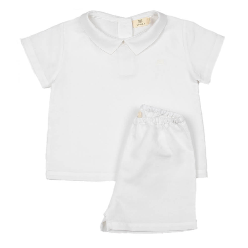 Lace Linen | Baby Set Dove - Sets Suuky Porto