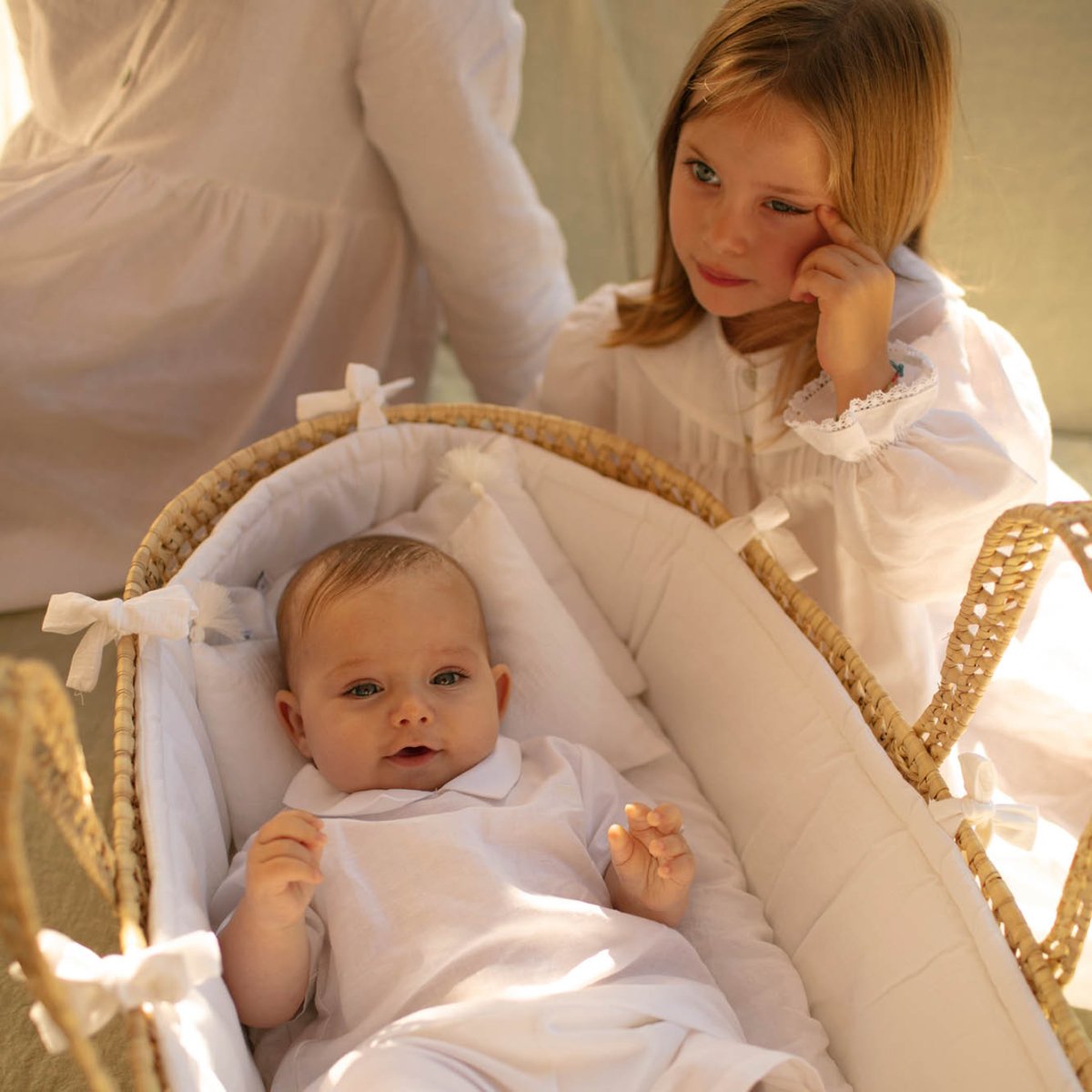 Lace Linen | Baby Set Dove - Sets Suuky Porto