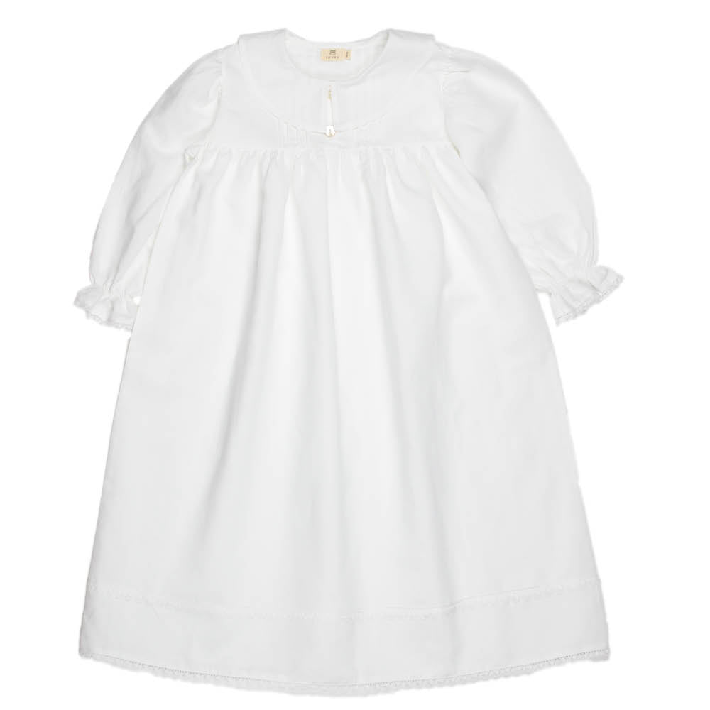 Lace Linen | Girl's Dress Dove - Dresses & Jumpsuits Suuky Porto