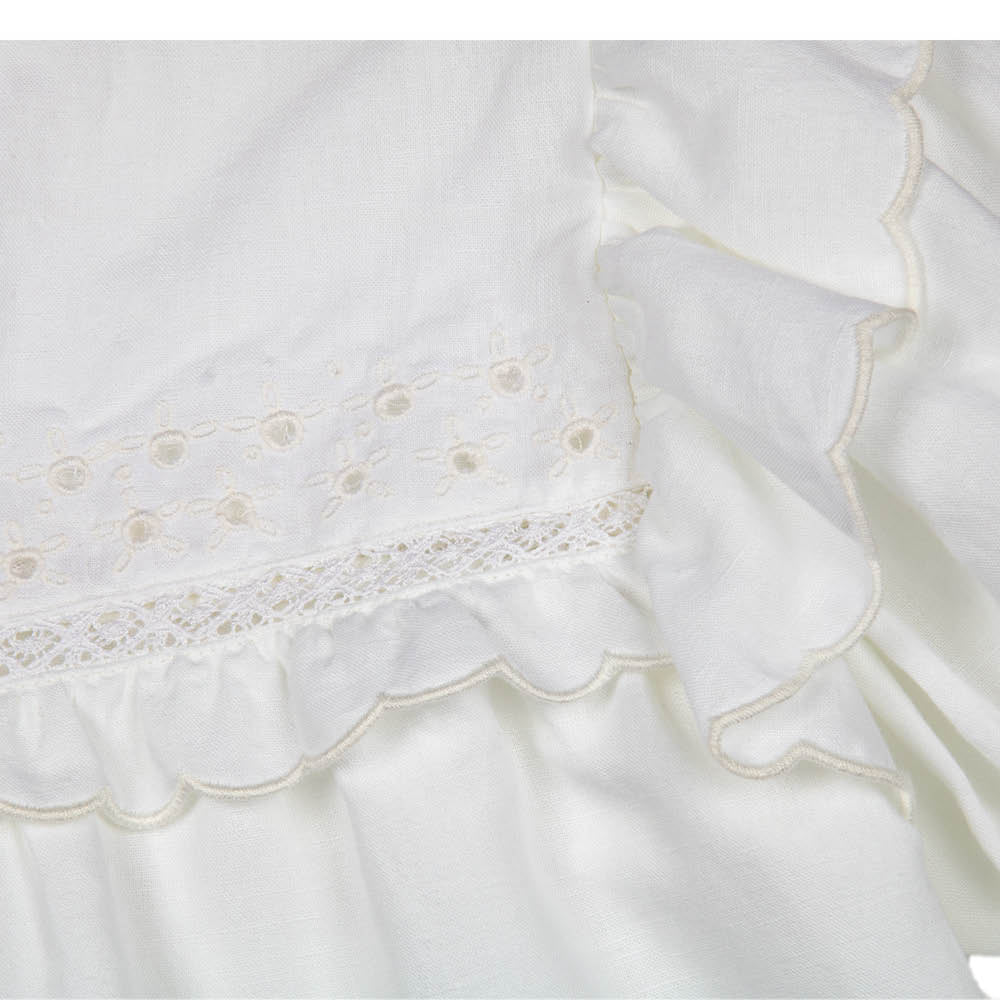 Lace Linen | Girl's Set Dove - Sets Suuky Porto