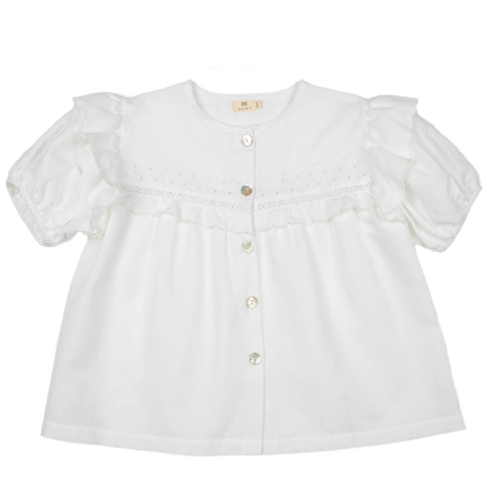 Lace Linen | Girl's Set Dove - Sets Suuky Porto
