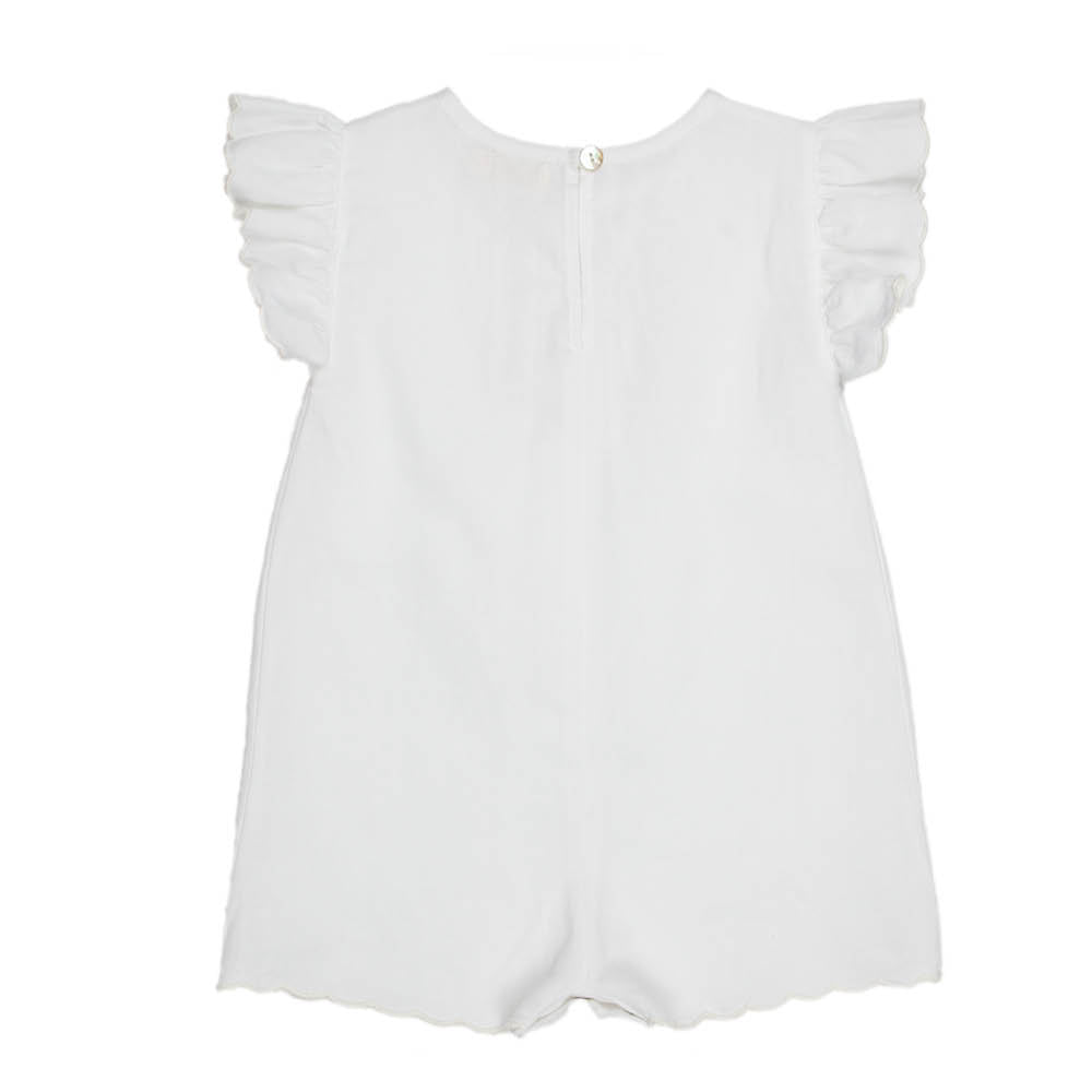 Lace Linen | Romper Dove - Rompers Suuky Porto