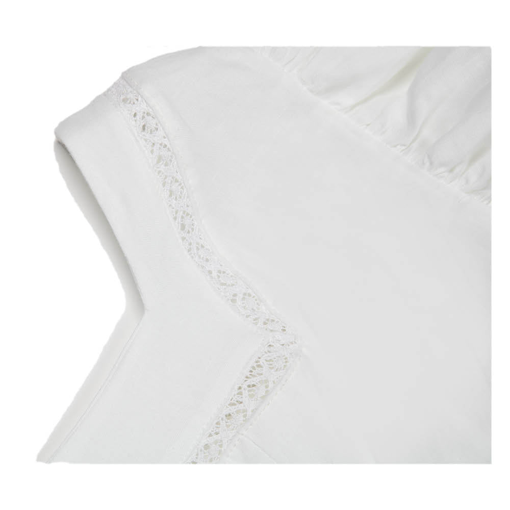 Lace Linen | Woman's Dress Dove - Dresses & Jumpsuits Suuky Porto