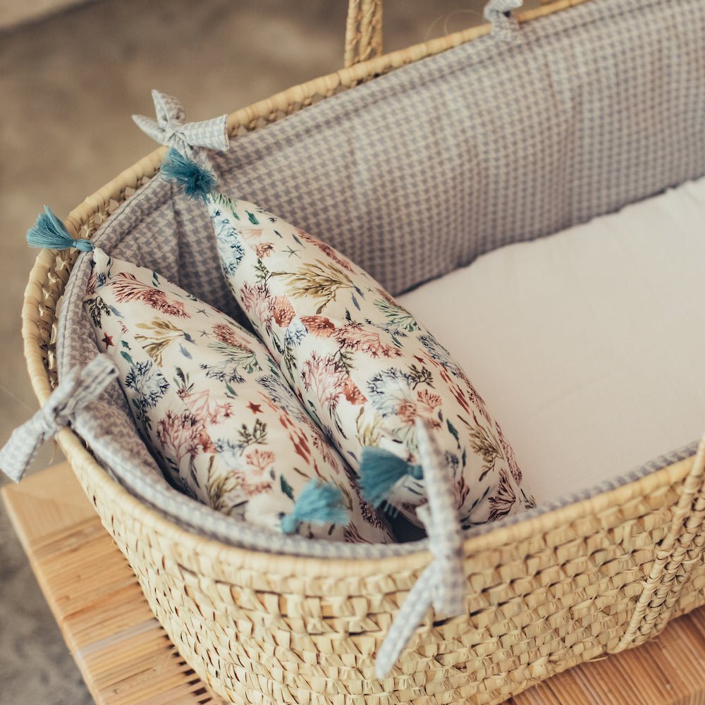 Moses Basket Set Pied-de-Poule - Moses Suuky Porto