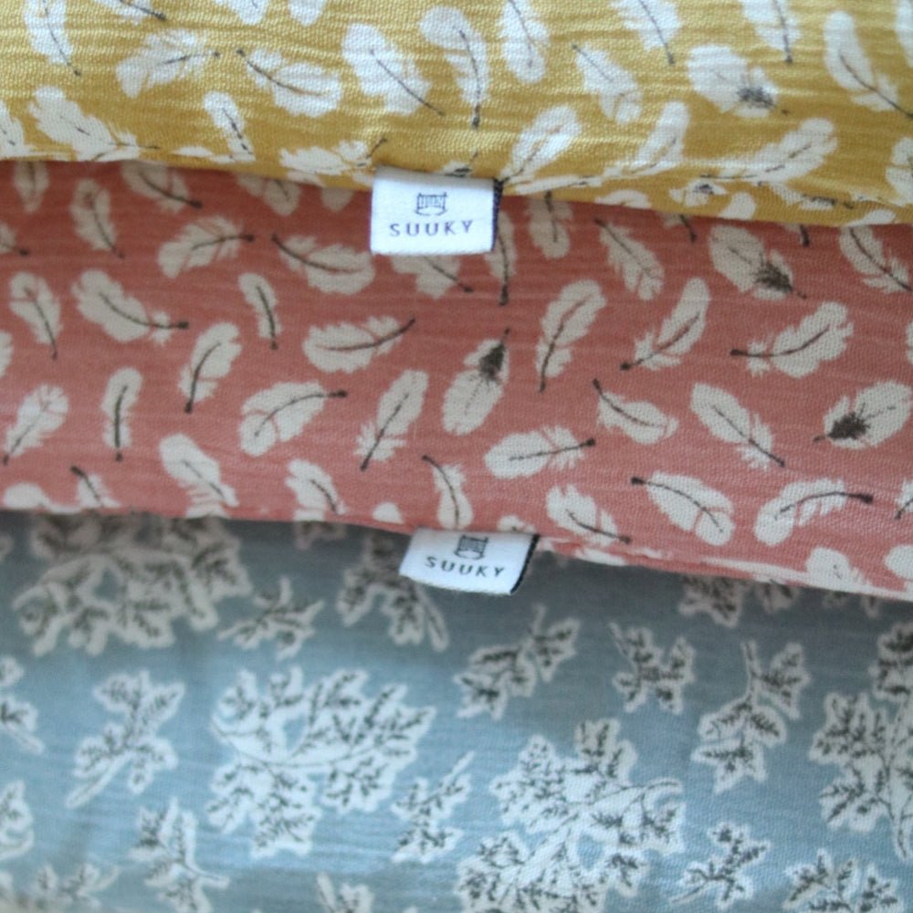 Mustard Feather Blanket - Blankets Suuky Porto