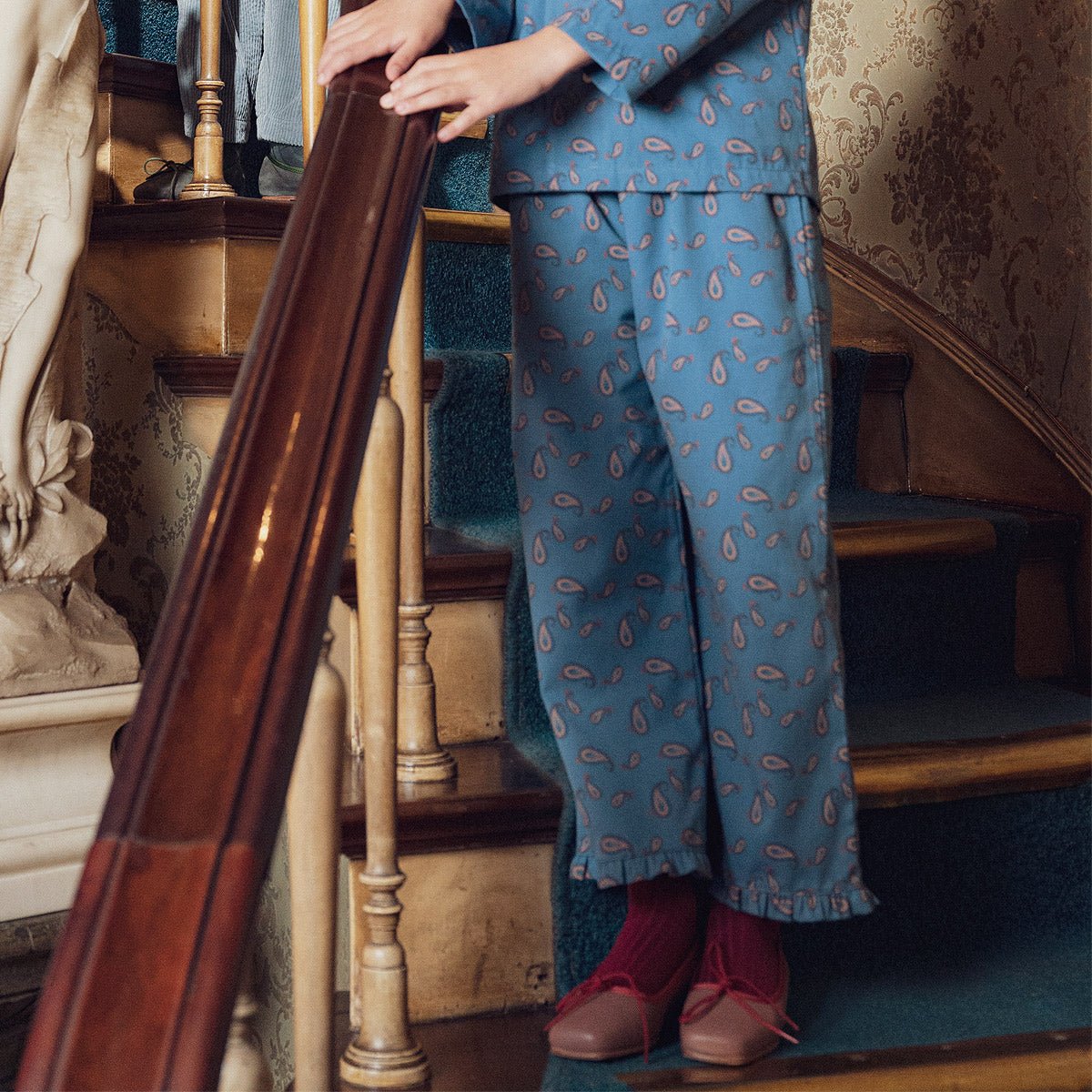Paisley China Blue Pants - Bottoms Suuky Porto