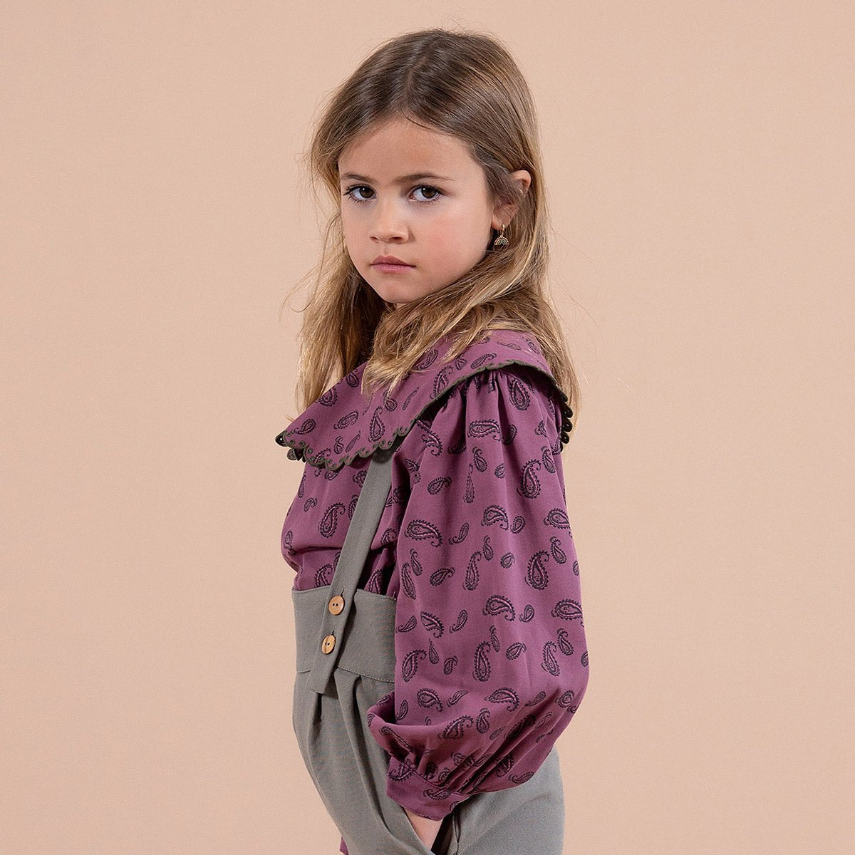 Paisley Plum Blouse - Tops Suuky Porto