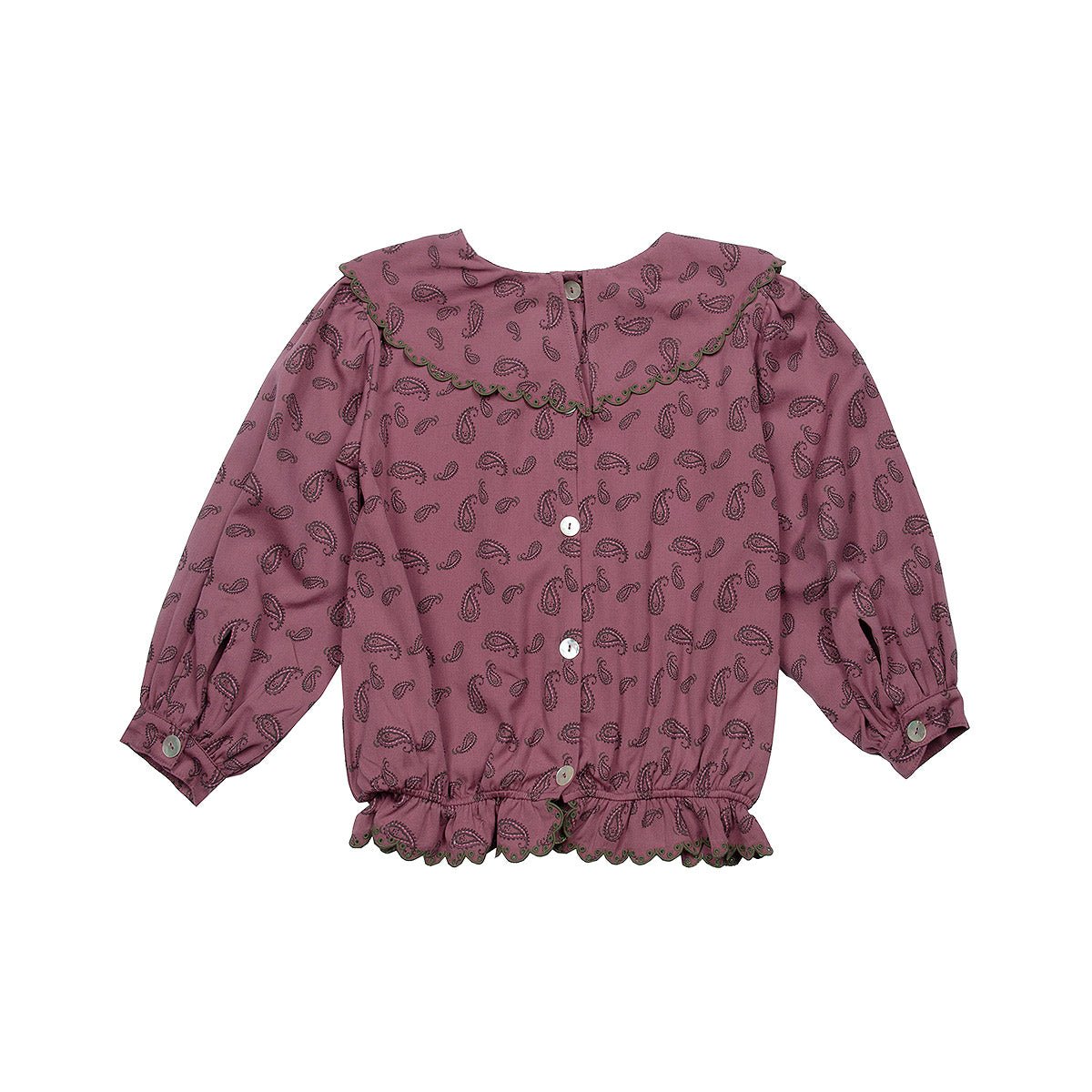 Paisley Plum Blouse - Tops Suuky Porto