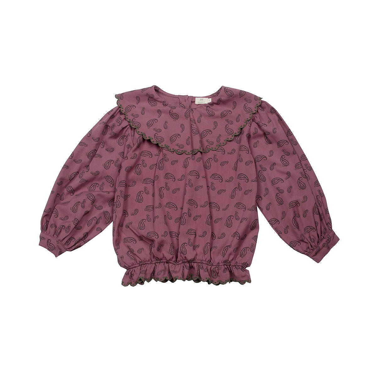 Paisley Plum Blouse - Tops Suuky Porto