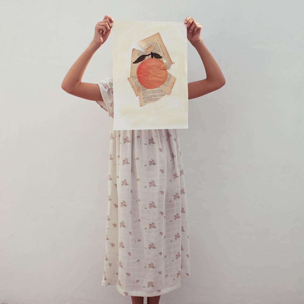 Peoney Flower Print | Girl's Dress - Dresses & Jumpsuits Suuky Porto
