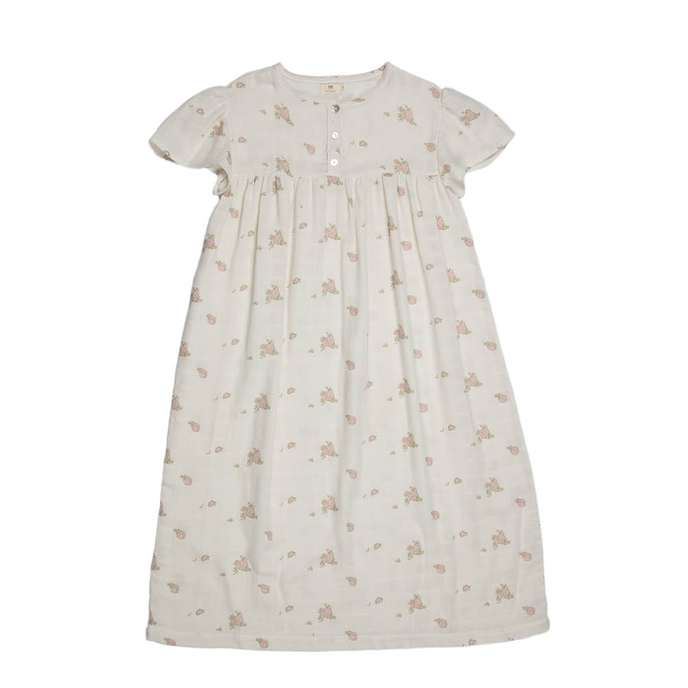 Peoney Flower Print | Girl's Dress - Dresses & Jumpsuits Suuky Porto