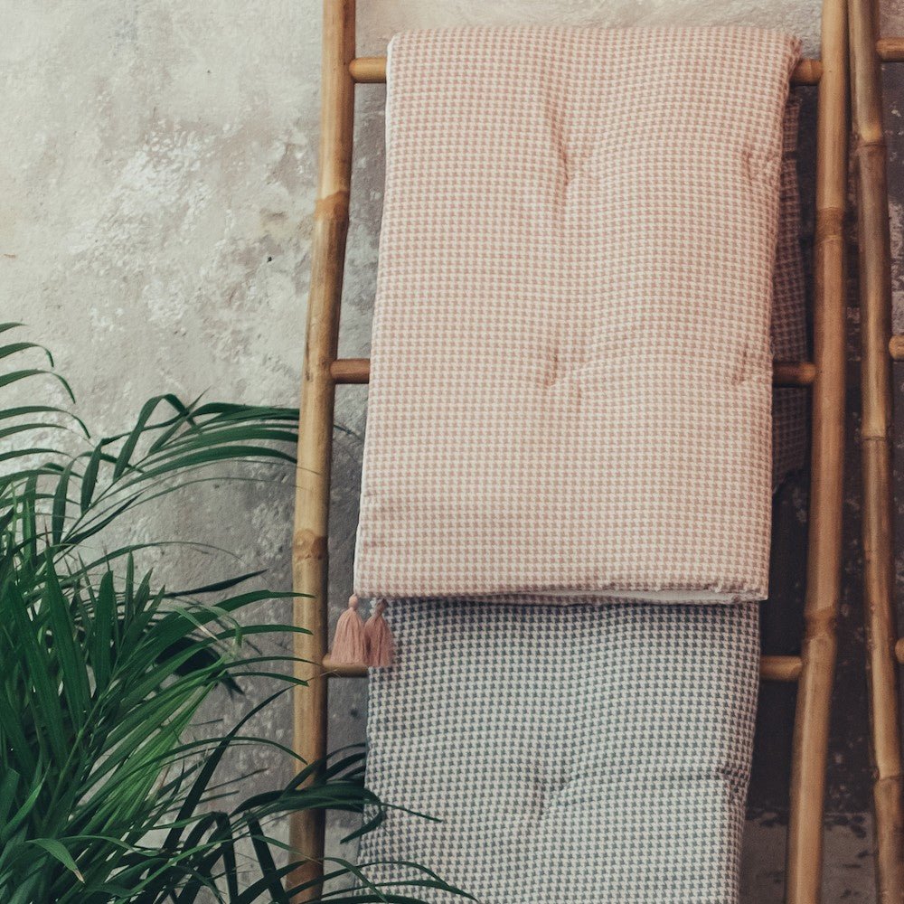 Pied-de-Poule Blanket - Blankets Suuky Porto