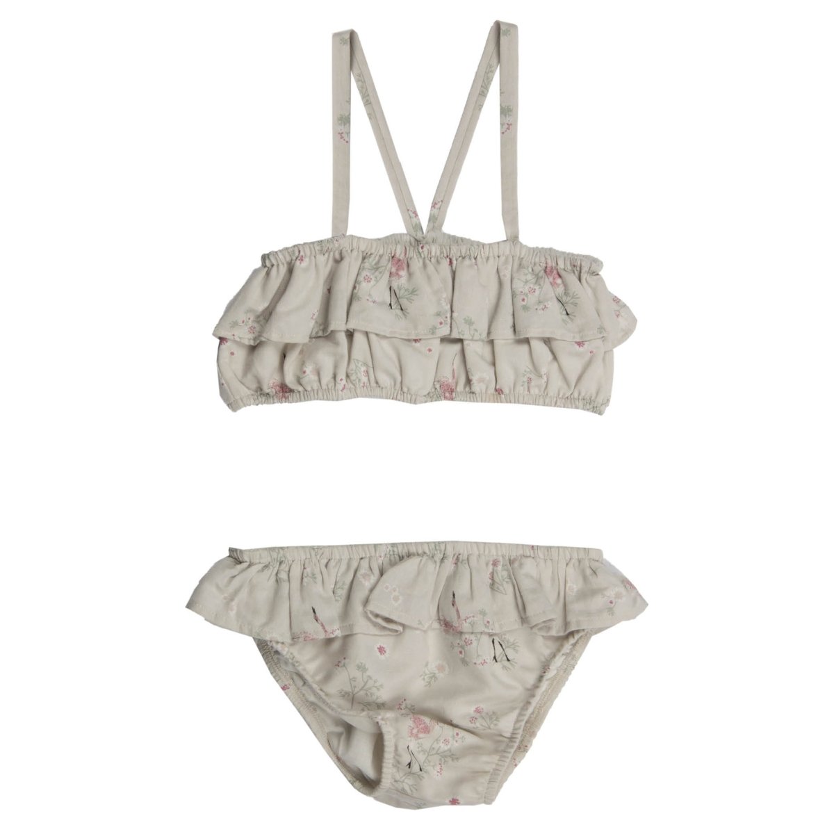 Printed Linen 2 - piece Swimsuit - Suuky Porto