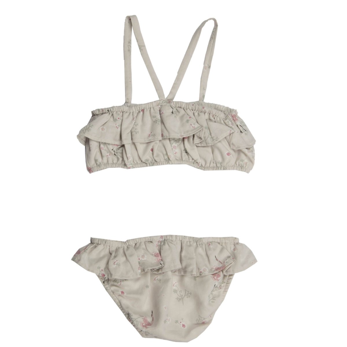 Printed Linen 2 - piece Swimsuit - Suuky Porto