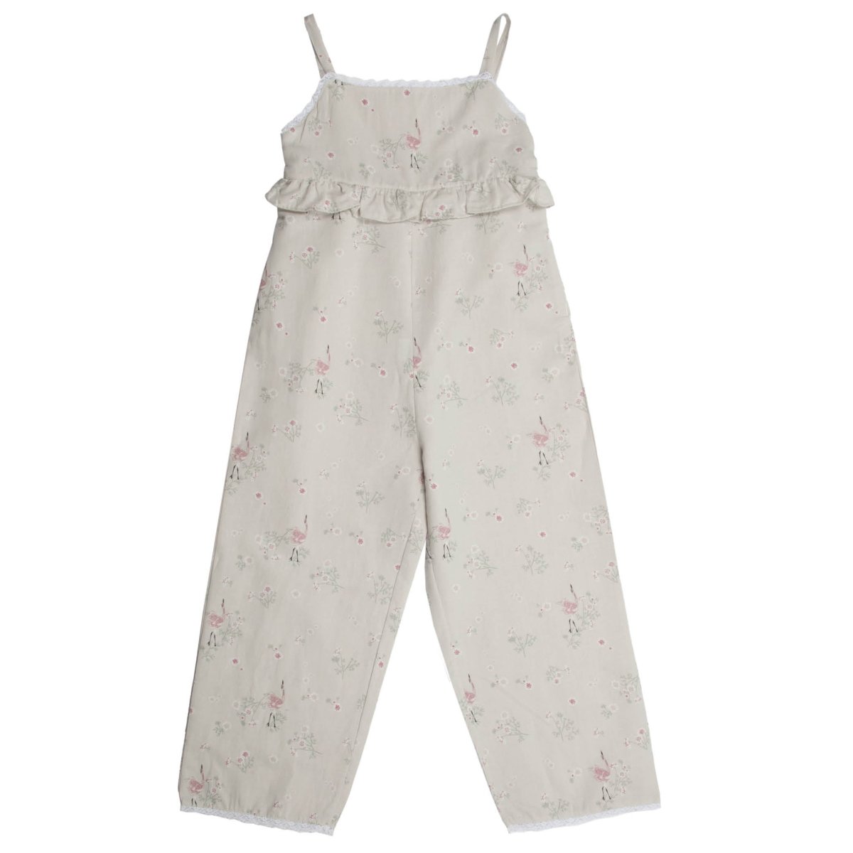 Printed Linen Jumpsuit - Suuky Porto