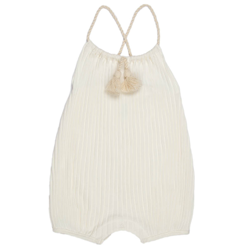 Ribbed | Baby Girl Romper - Rompers Suuky Porto