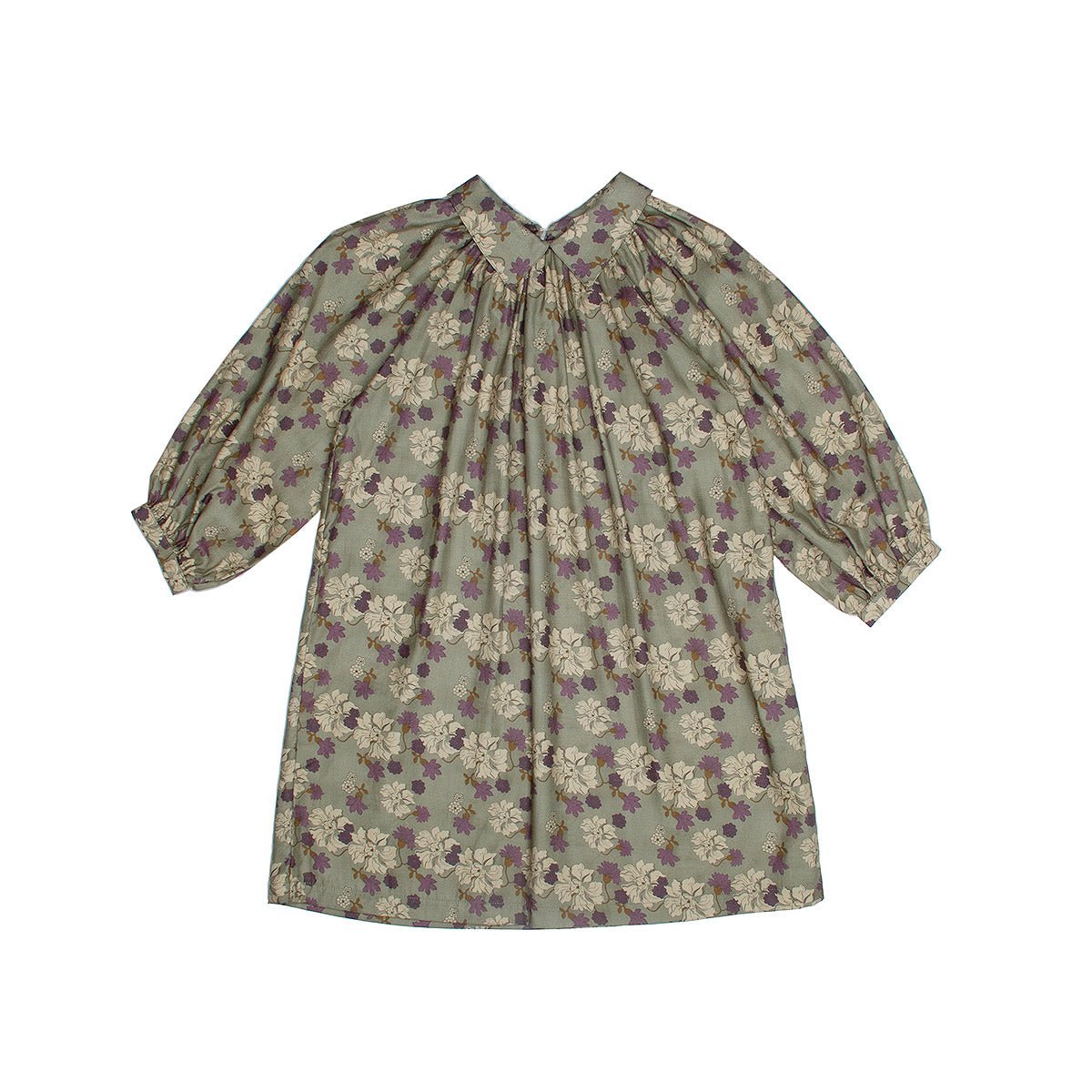 Saten Sage Collar Dress - Dresses & Jumpsuits Suuky Porto