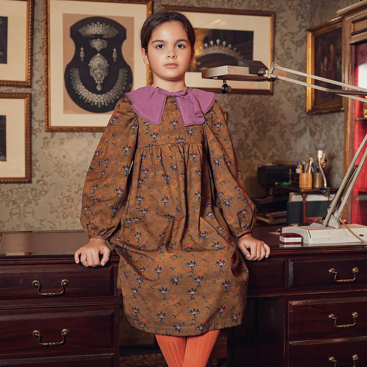 Soft Cotton Flowers & Birds Padded Dress - Dresses & Jumpsuits Suuky Porto