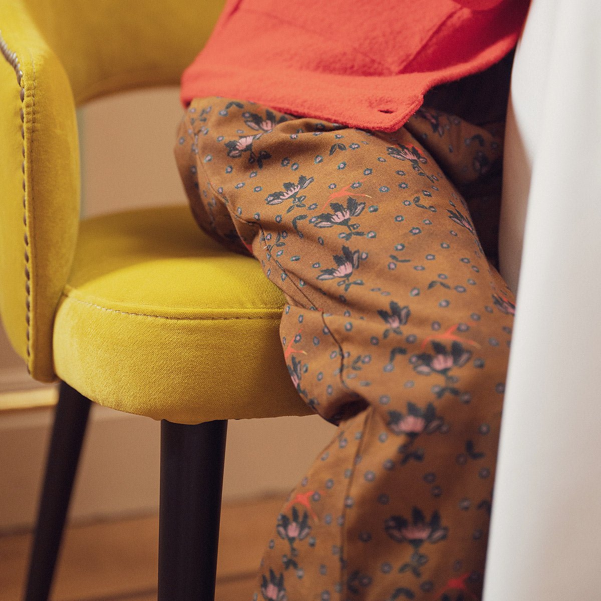 Soft Cotton Flowers & Birds Pants - Bottoms Suuky Porto
