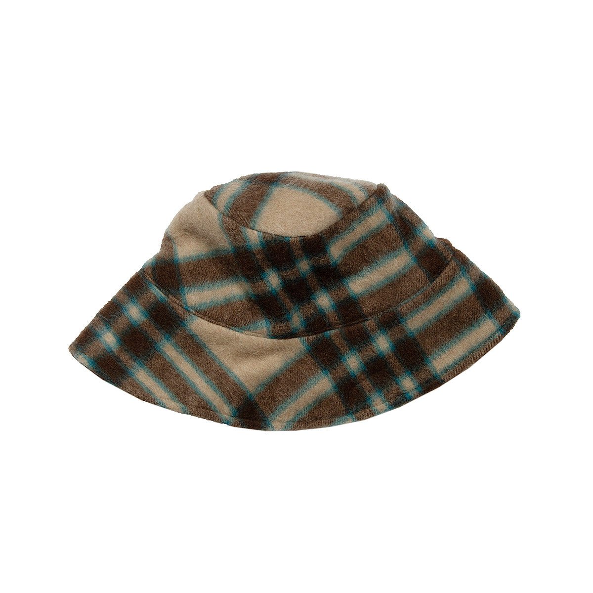 Soft Plaid Check Hat - Accessories Suuky Porto