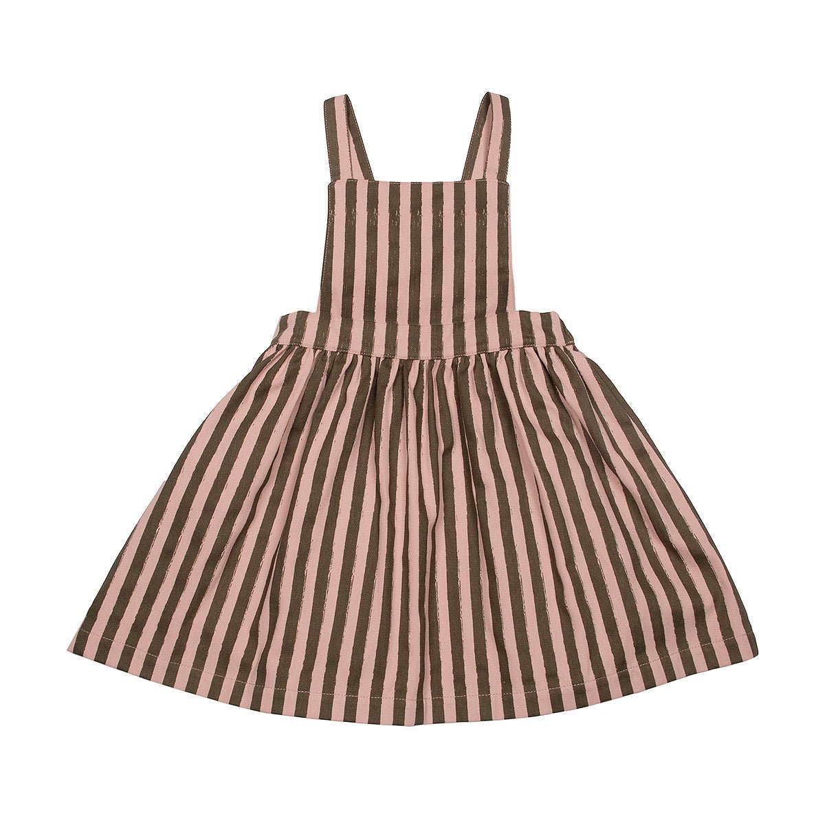Soft Twill Turtle & Rose Tan Baby Dress - Dresses & Jumpsuits Suuky Porto