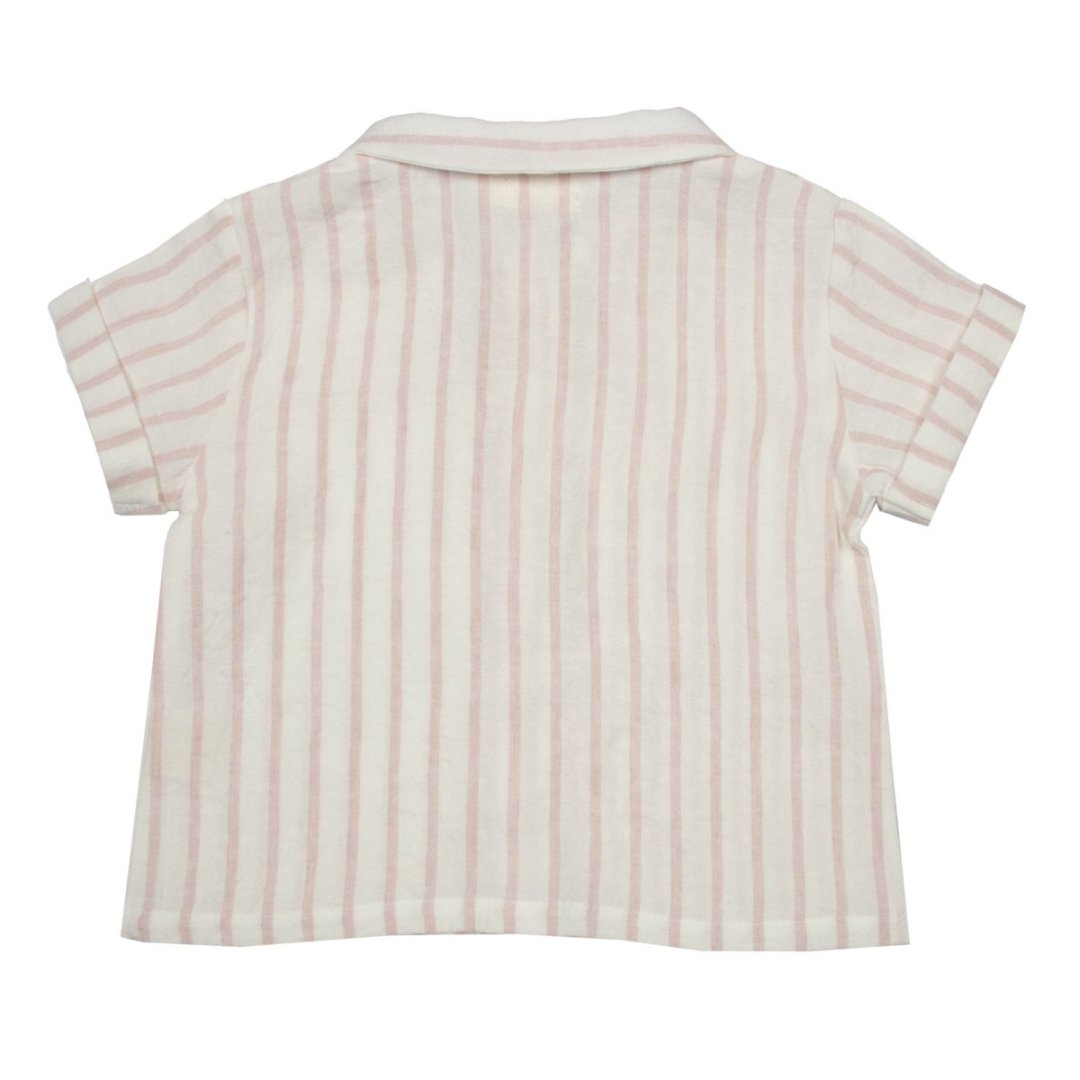 Striped Linen Baby Shirt - Suuky Porto