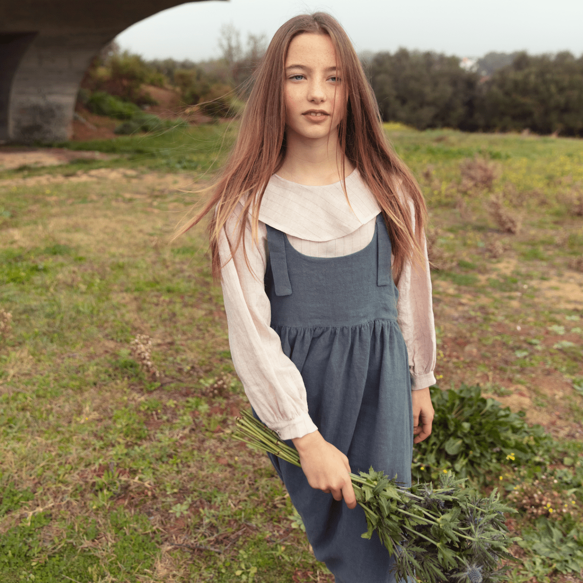 Striped Linen Blouse - Suuky Porto