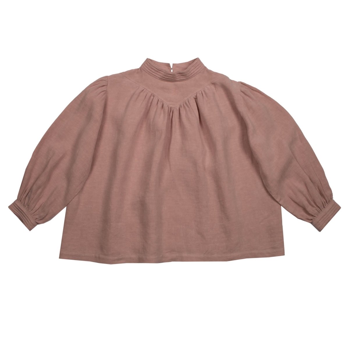 Suuky Linen Pleated Blouse - Suuky Porto
