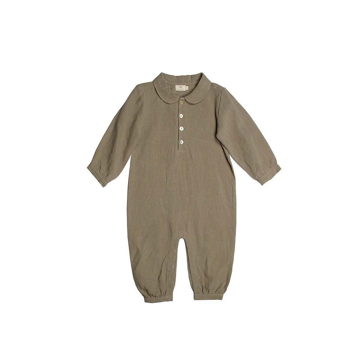 Suuky Silver Sage Linen Baby Overall - Overalls Suuky Porto