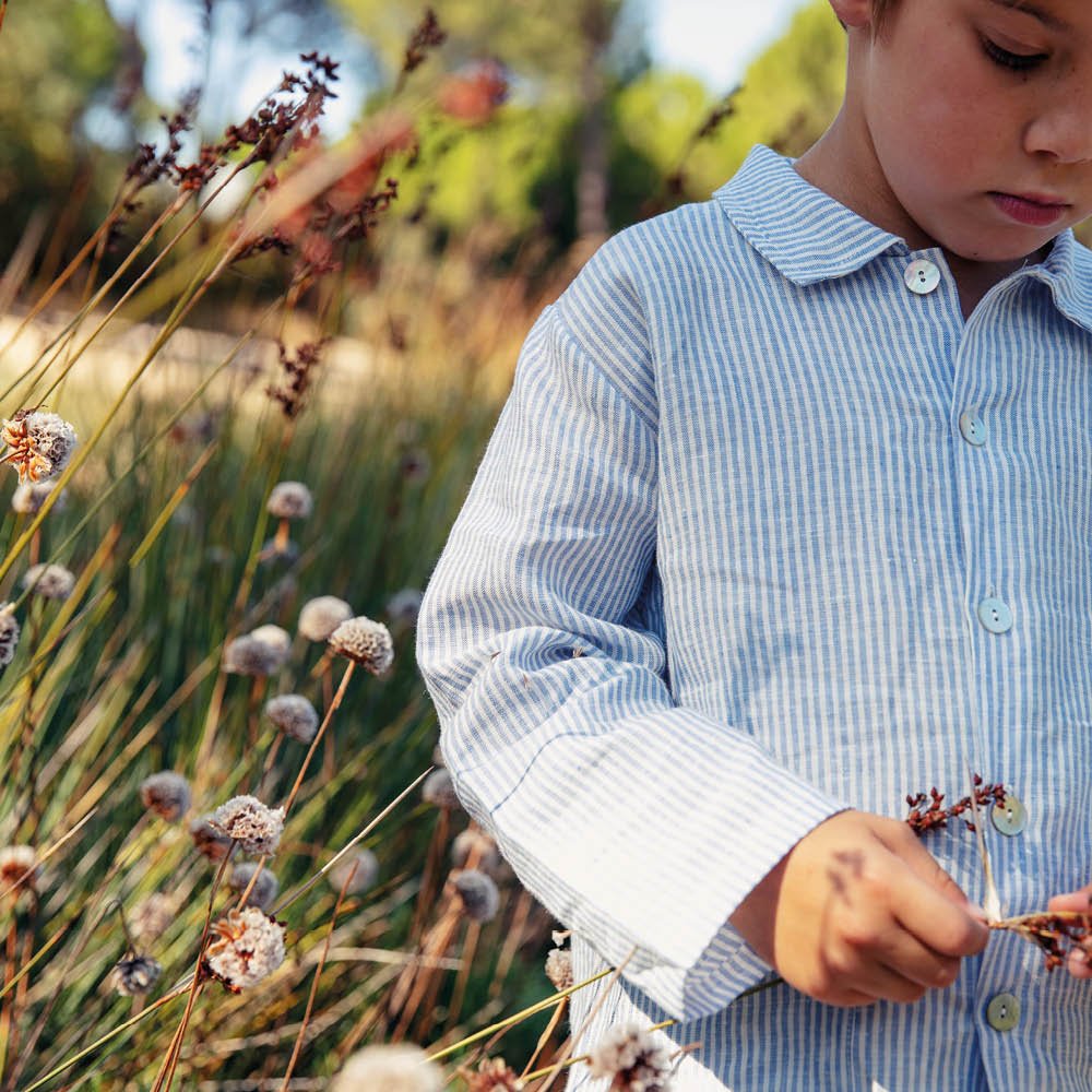 Vintage Linen | Boy's Stripe Set - Sets Suuky Porto